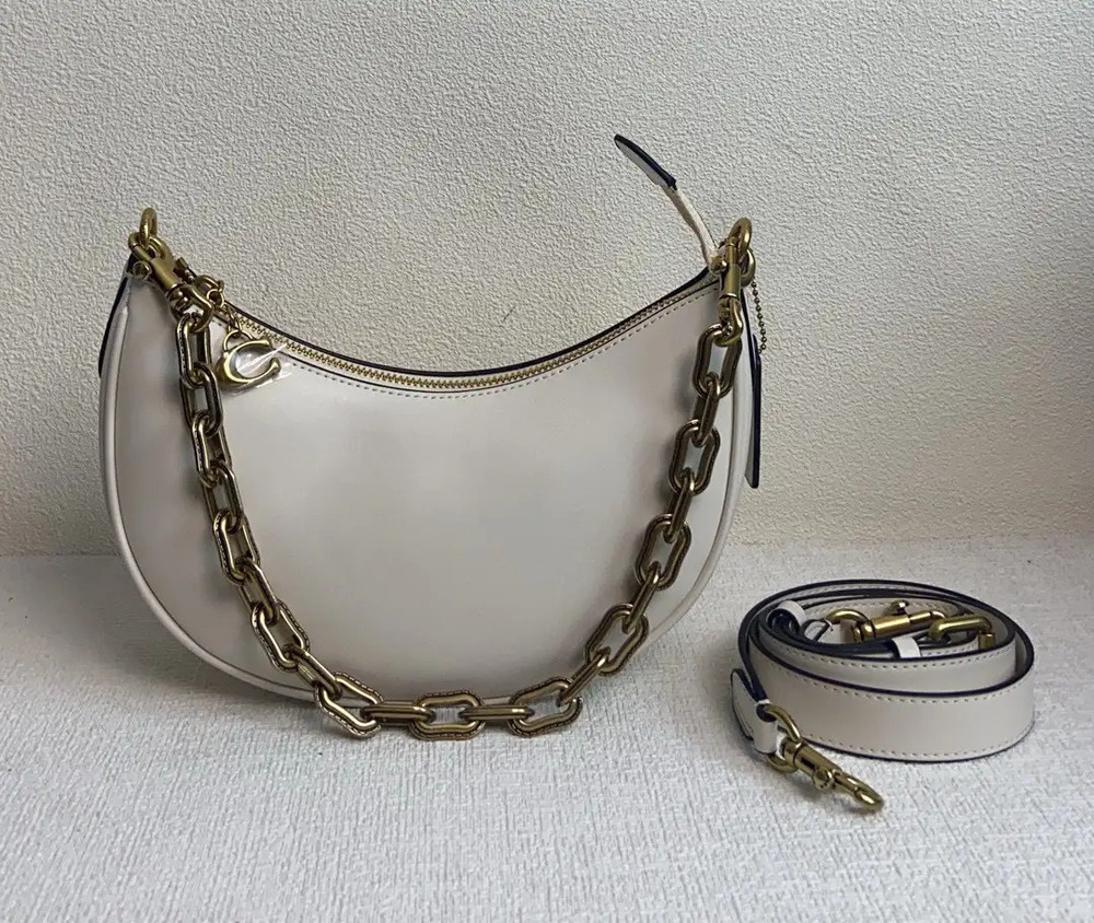 Coach White Pea Bag